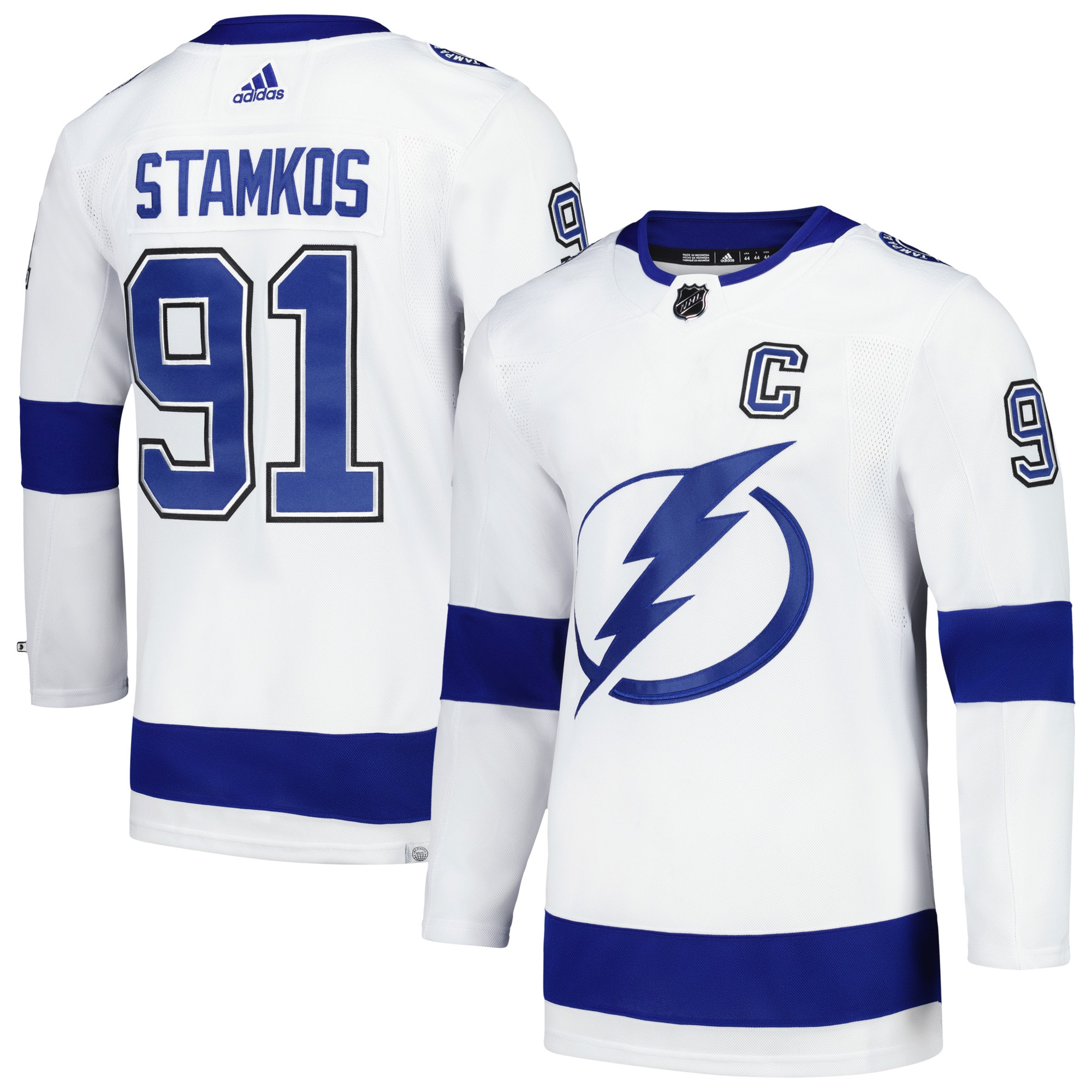 Steven Stamkos Tampa Bay Lightning Away Primegreen Authentic Player Jersey – White