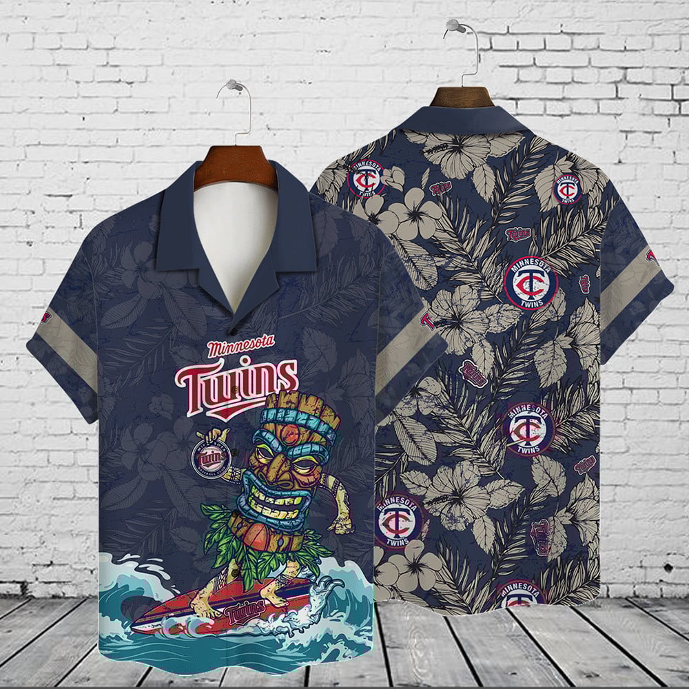 Minnesota Twins 2023 Aop Hawaiian Shirt V20