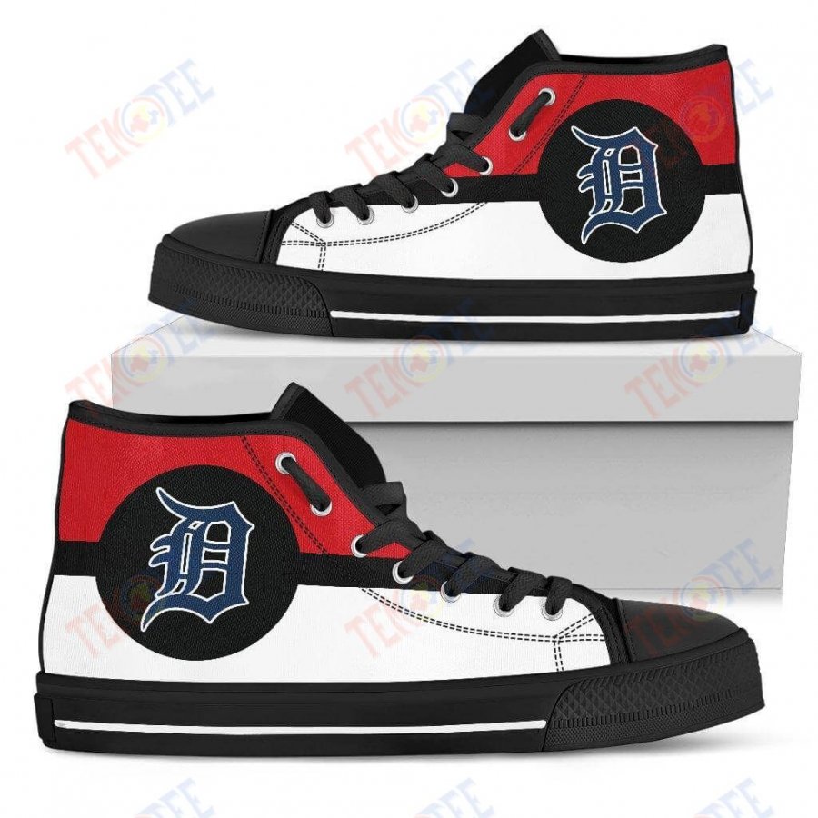 Mens Womens Detroit Tigers High Top Shoes Bright Colours Open Sections Great Logo Shoes For Men Custom Shoes TMT981