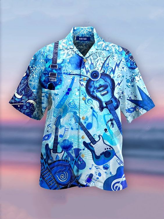 Guitar Hawaii Shirt For Men And Women Ha99908