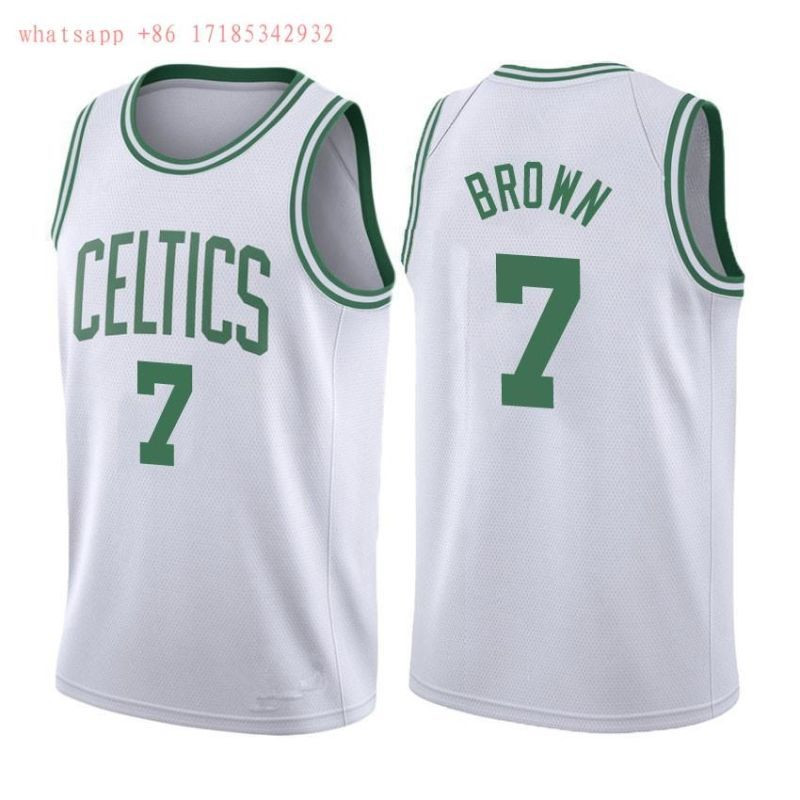 Boston Celtics Jaylen Brown #7 2020 NBA New Arrival White Jersey