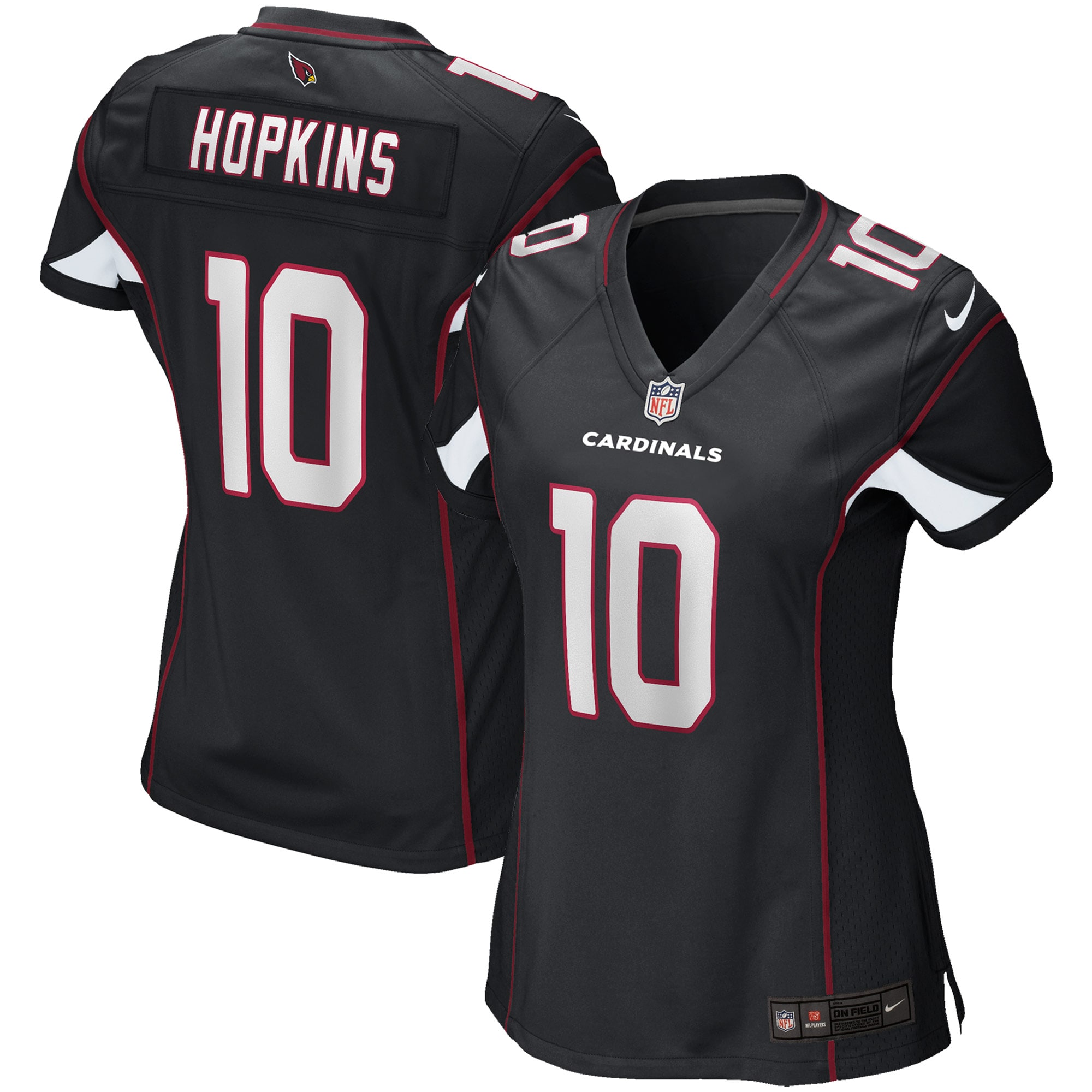 Women’s Arizona Cardinals DeAndre Hopkins Black Game Jersey