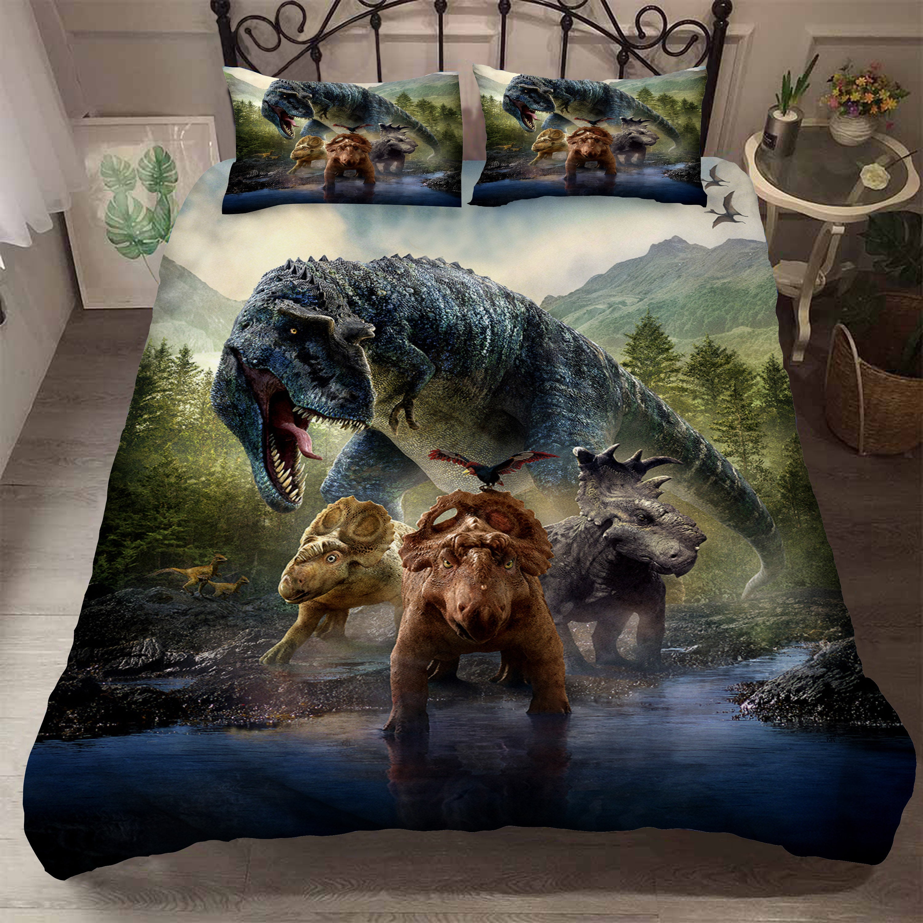 3D Animal Skeleton Jurassic Park Quilt Cover Set Bedding Set Duvet Cover Pillowcases 11