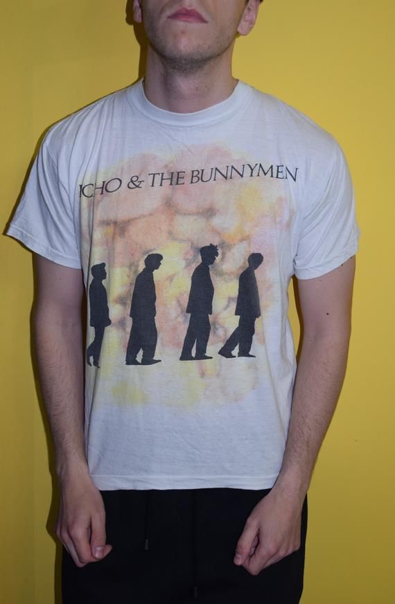 90S Echo And Bunnymen Vintage Shirt Large Cure Bauhaus The Smiths Wire Japan Killing Joke Jam Soft Cell Morrissey Shirt