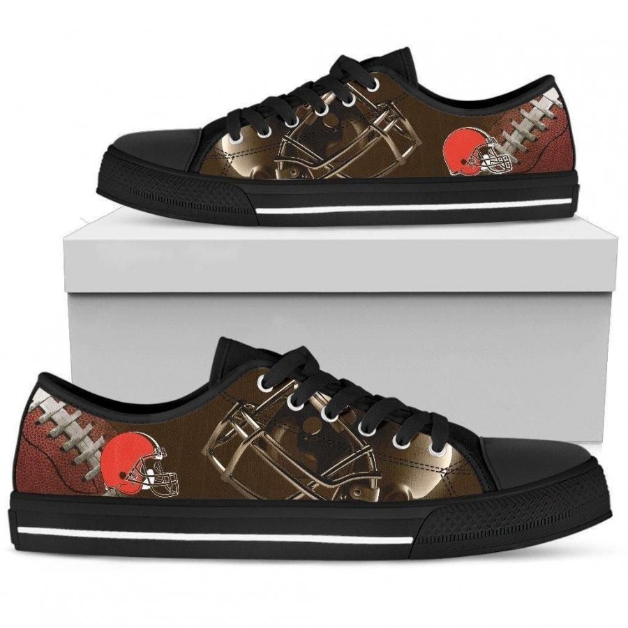 Artistic Pro Cleveland Browns Low Top Shoes #219