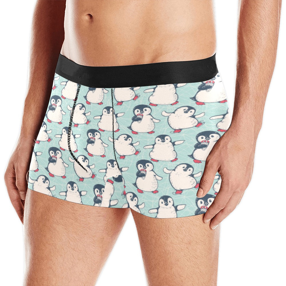 Cute Penguin Pattern Men’S All Over Print Boxer Briefs Men’S Underwear