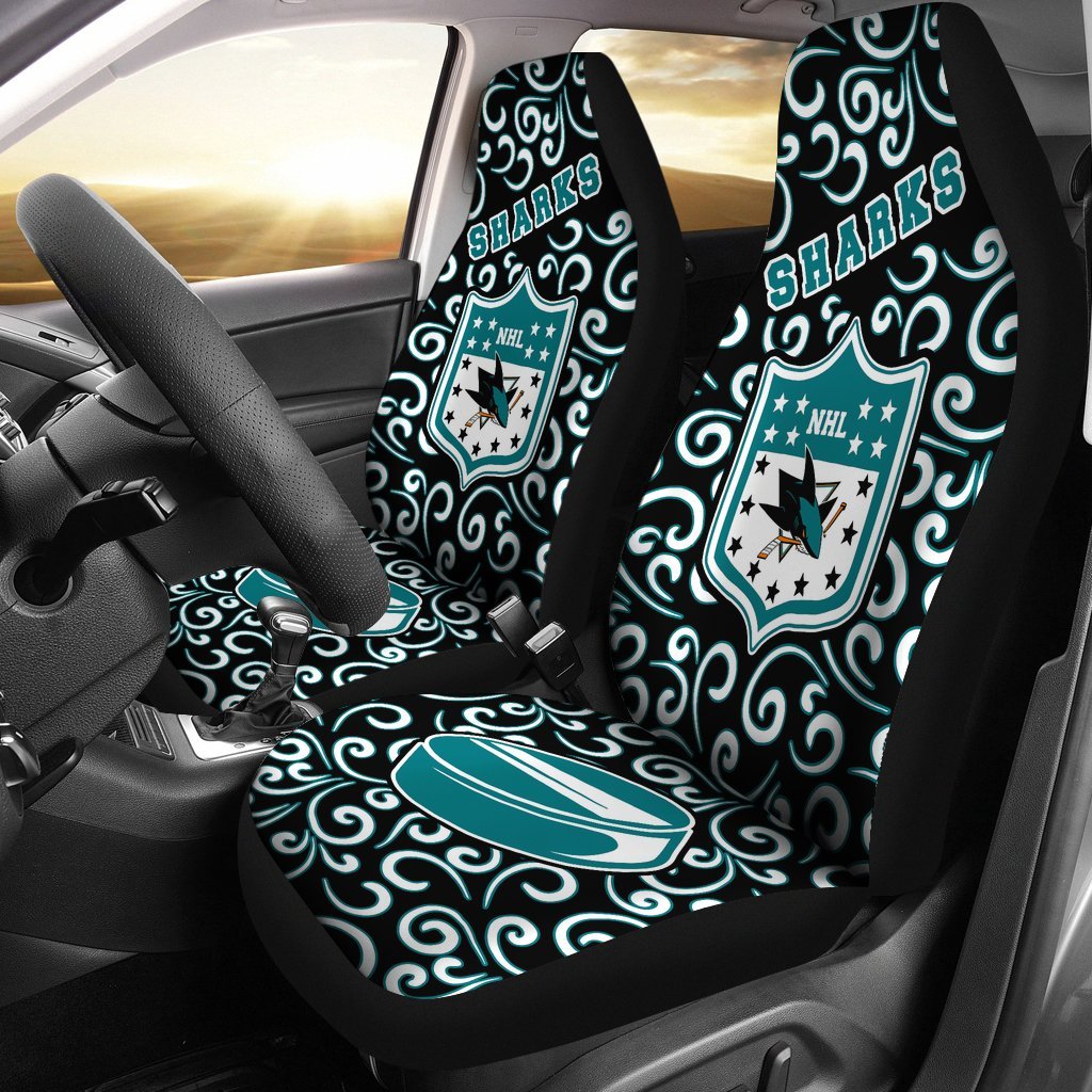 Awesome Artist SUV San Jose Sharks Seat Covers Sets For Car