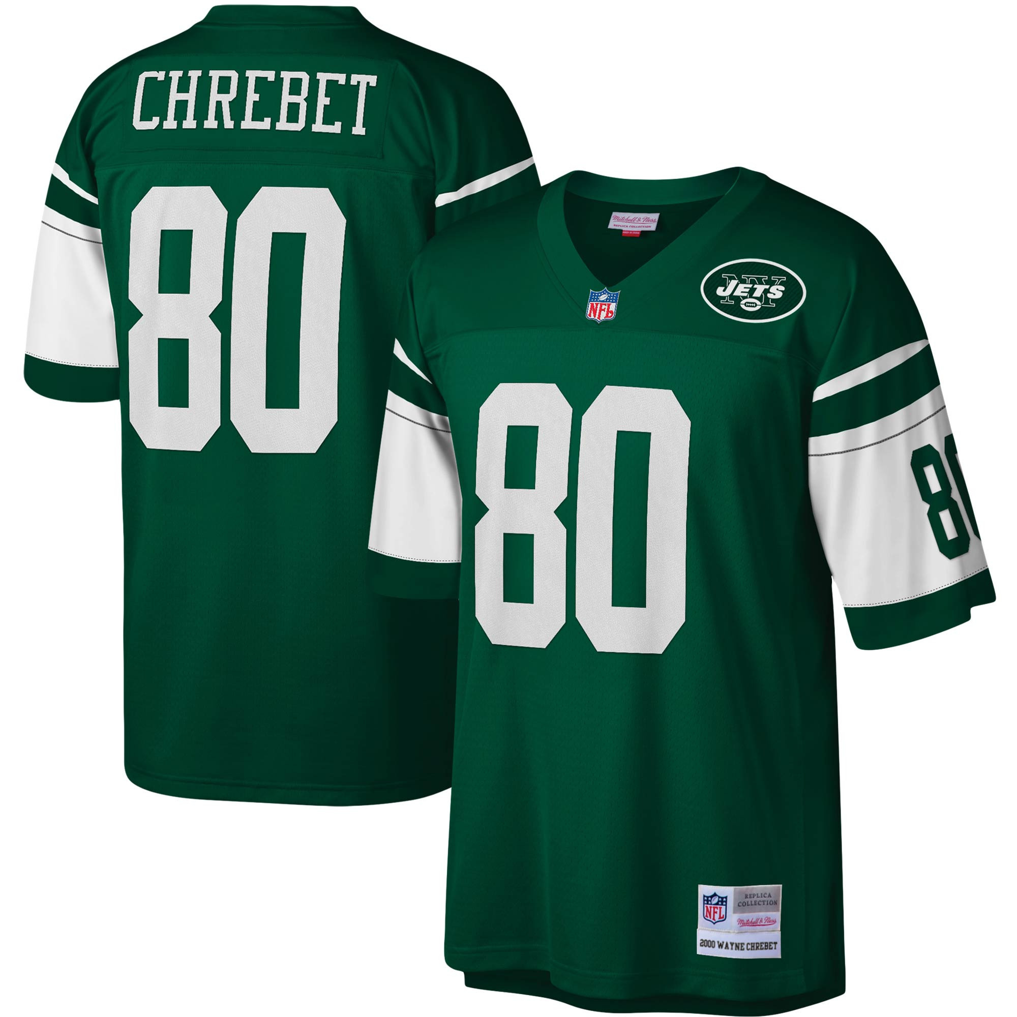 Wayne Chrebet New York Jets Mitchell & Ness Legacy Replica Jersey – Green NFL