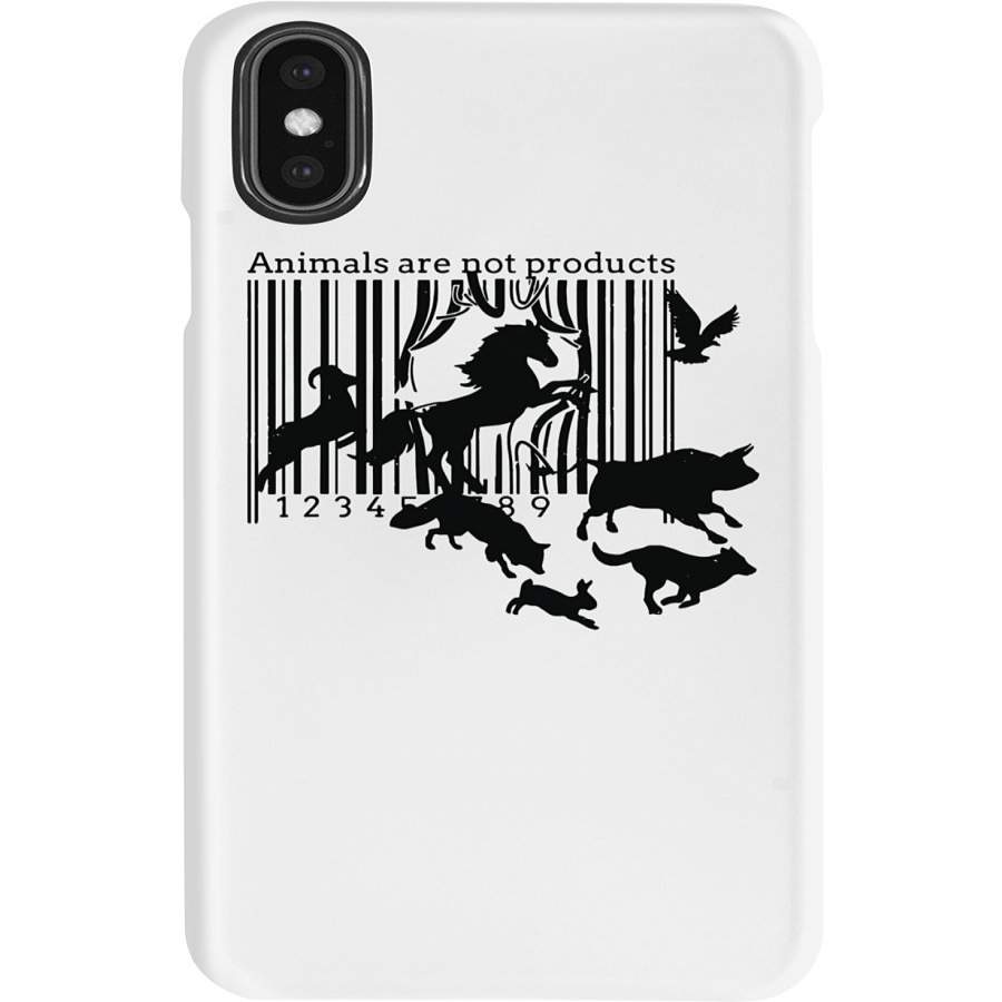 Vegan Animals Are Not Products Phone case