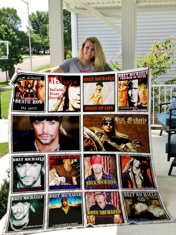 Bret Michaels 3D Quilt Blanket HGM48