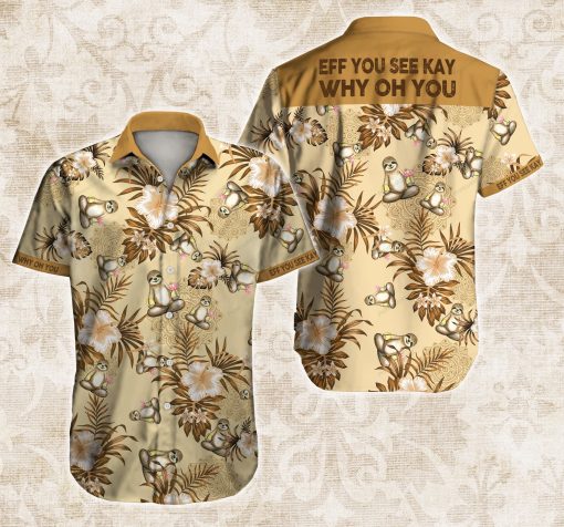 Tlab Eff You Kay Why Oh Hawaii Shirts For Men Ha25331