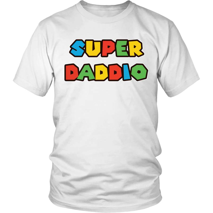 Super Daddio Shirt – Funny Mario Dad Tee