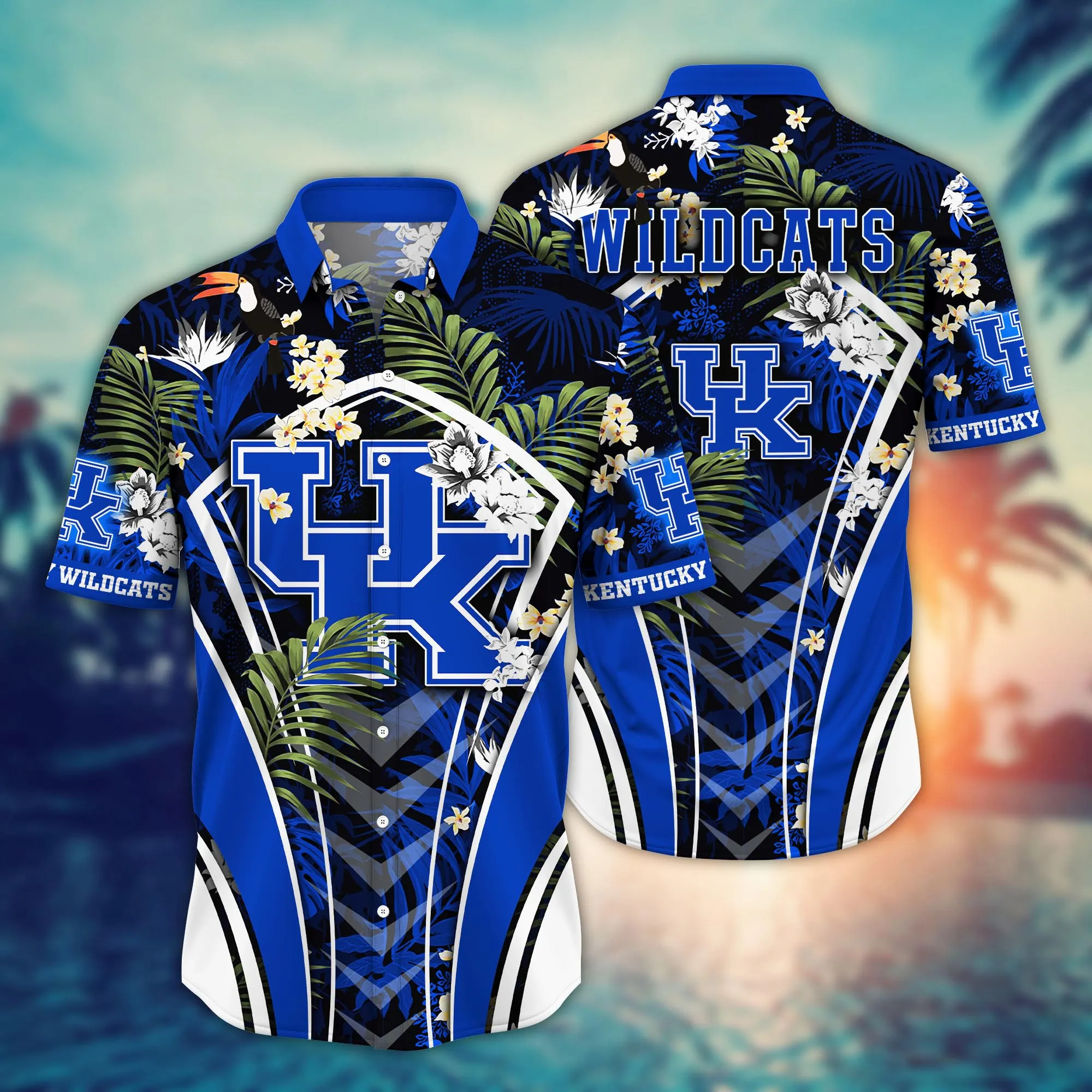 Kentucky Wildcats NCCA Hawaiian Shirt Bikinis Aloha Shirt