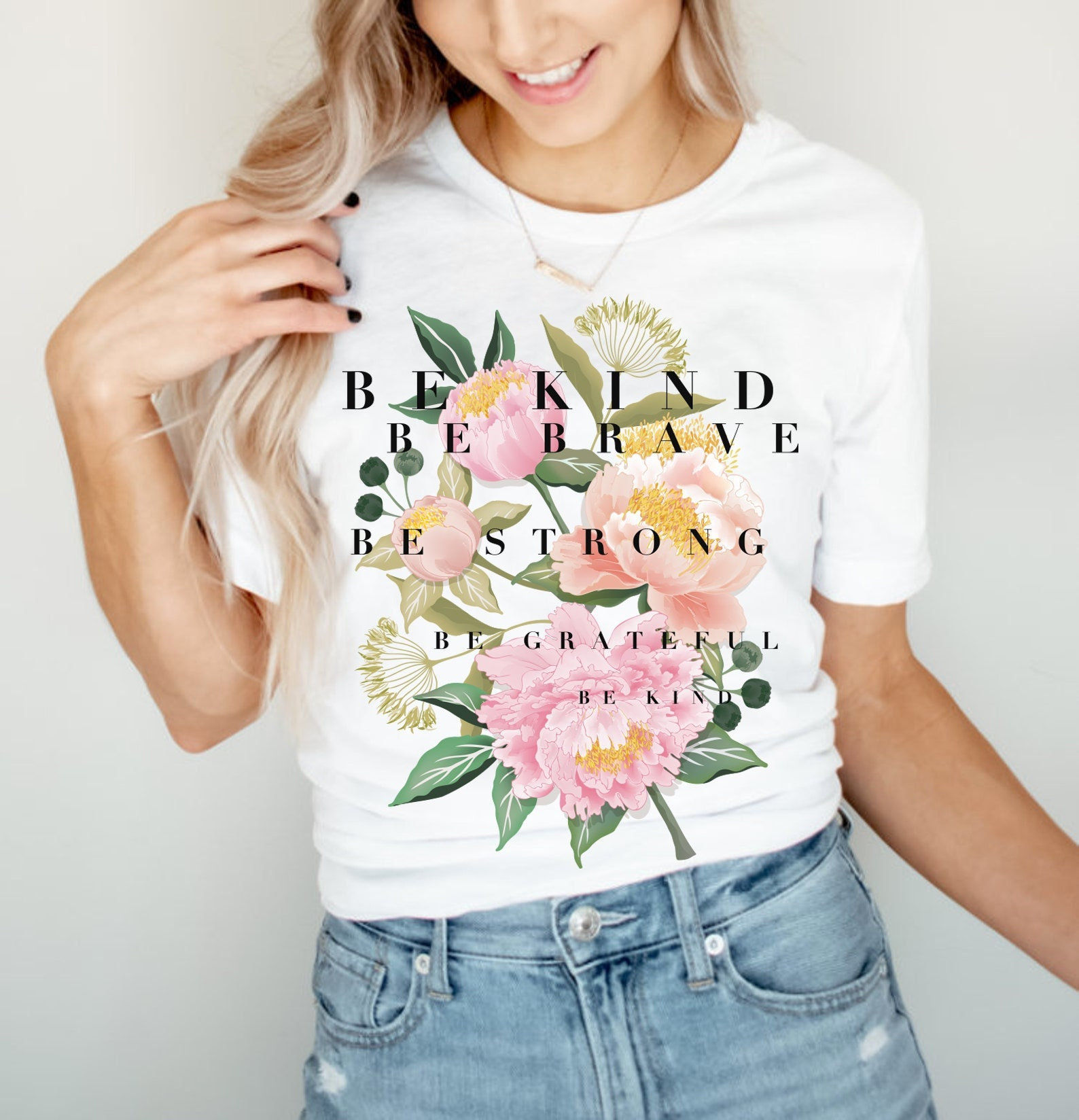 Floral T-Shirt, Botanical Shirt, Be Kind Tee, Flower T-Shirt, Vintage Botanical Print, Wildflowers Graphic Shirt, Nature Lover, Gardening