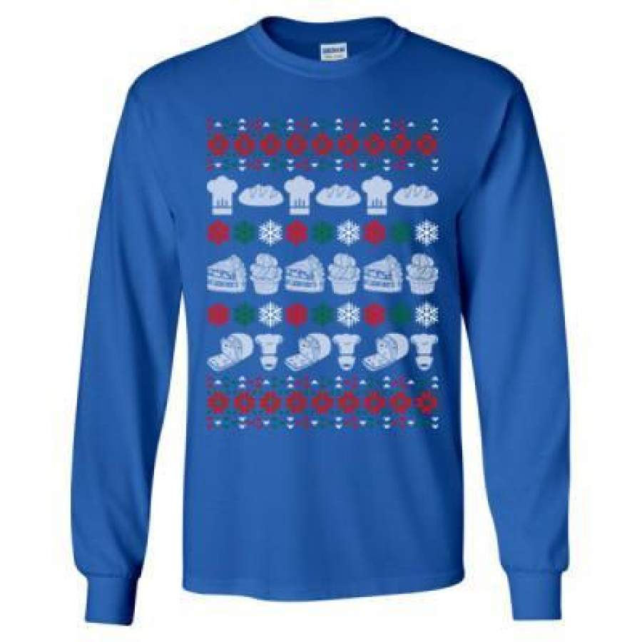 AGR Baker Ugly Christmas Sweater – Long Sleeve T-Shirt