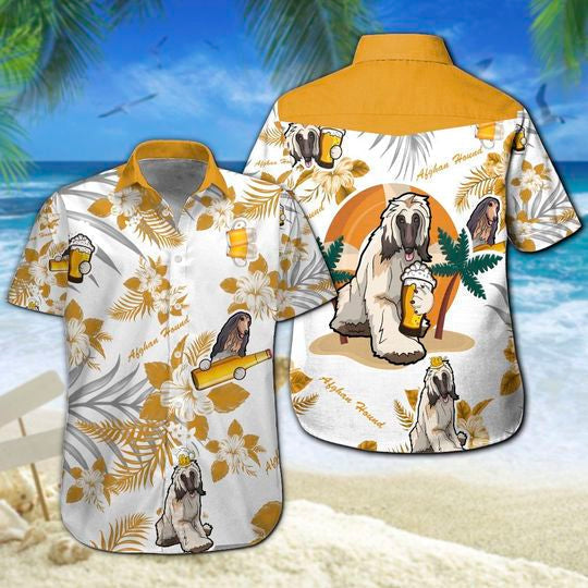 Afghan Hound Beer Hawaiian Shirt – For Men And Women