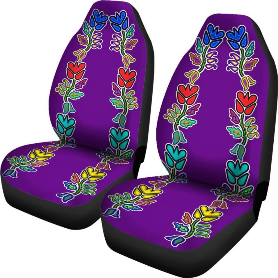 Generations Floral Purple Car Seat Covers