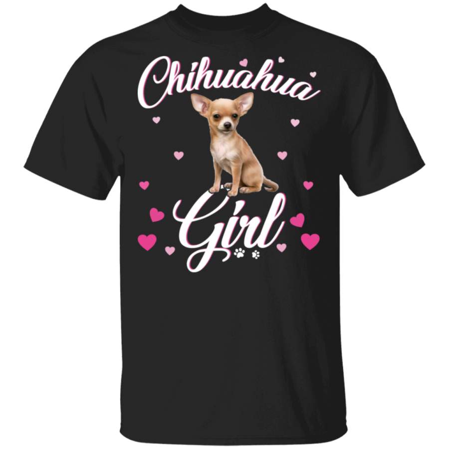 Chihuahua Girl Women Puppy Mom Dog Mama Lover T-Shirt