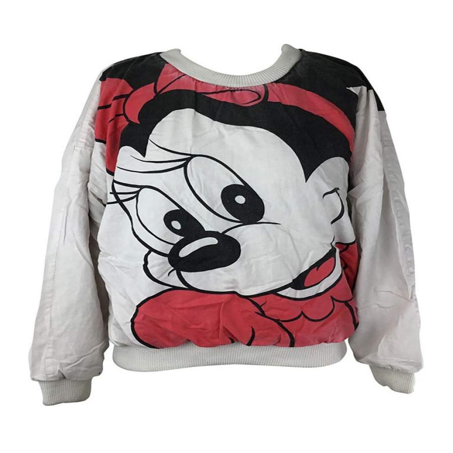 Vintage Minnie Mouse Reversible Graphic Sweatshirt S0373