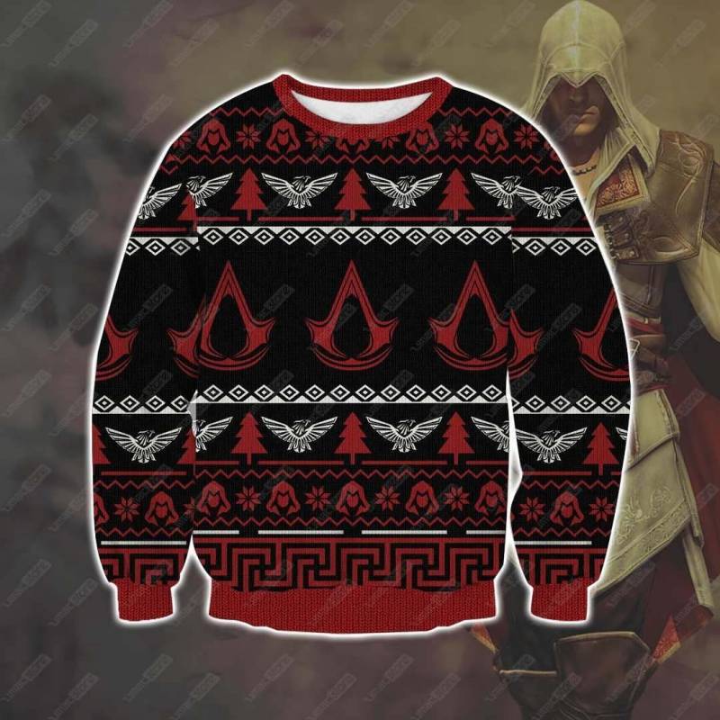 Assassin’s Creed 3D Print Ugly Christmas Sweatshirt