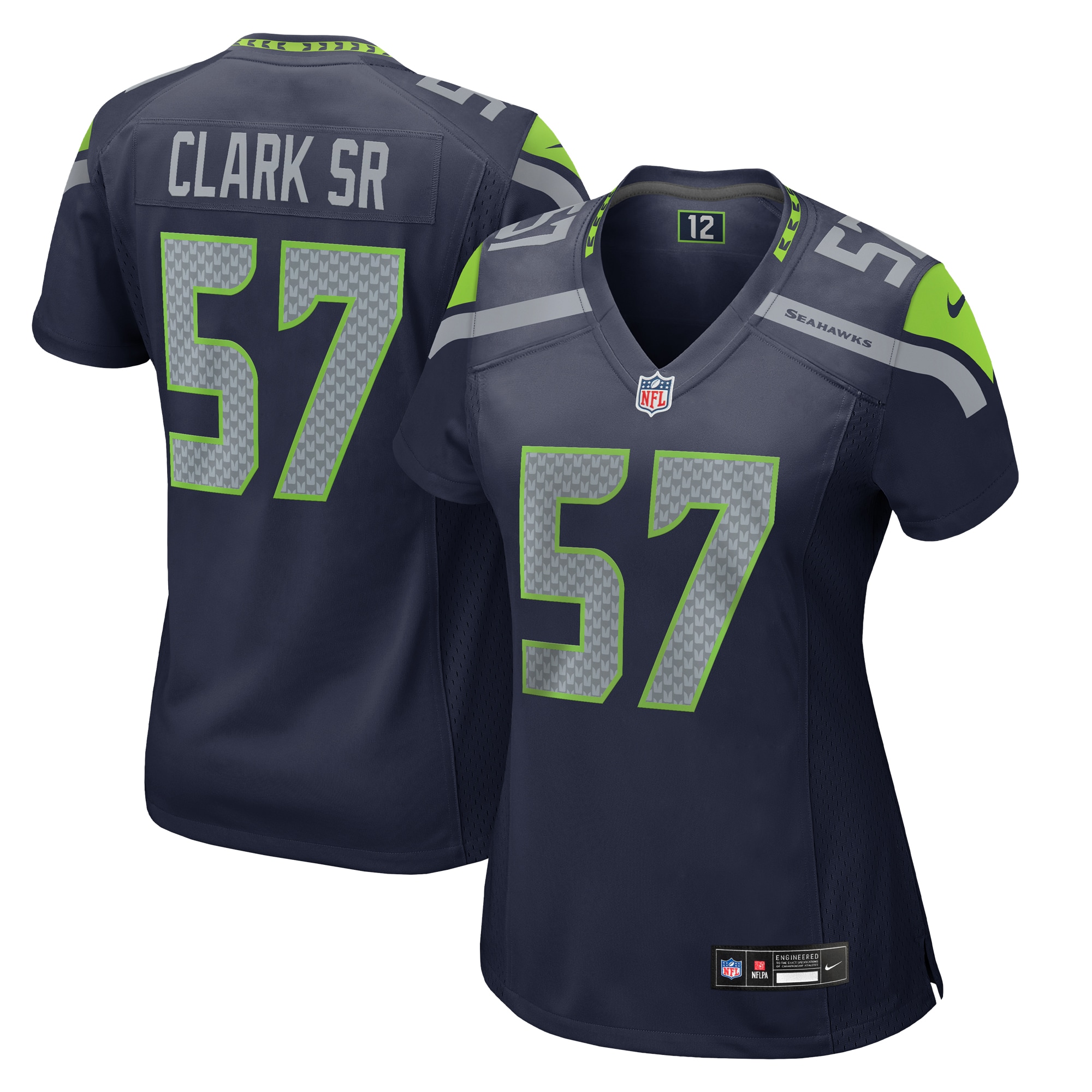 Frank Clark Seattle Seahawks Women's Game Jersey – College Navy