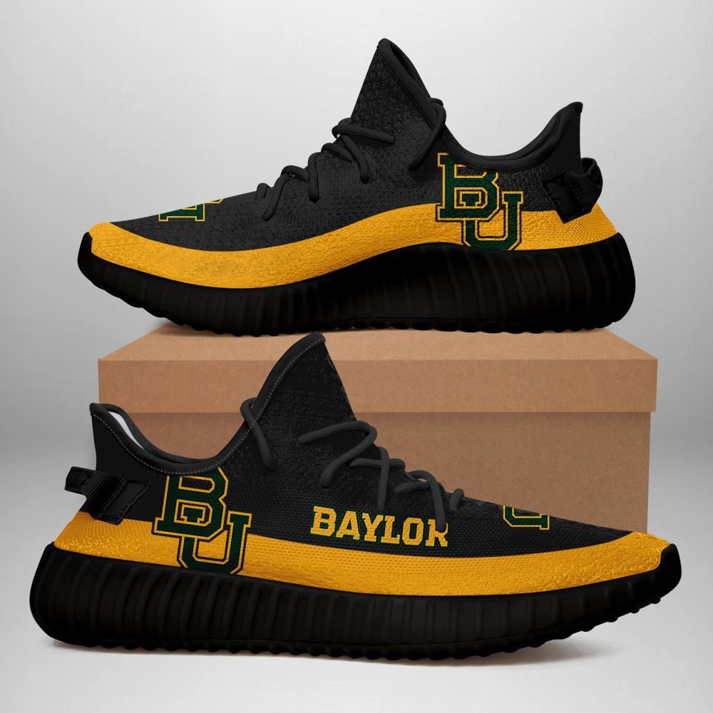 Baylor Bears Unisex Sneaker Football Custom Shoes Baylor Bears Yeezy Boost 350