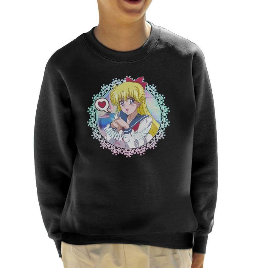 Sailor Moon Crystal Minako Aino Kid’s Sweatshirt