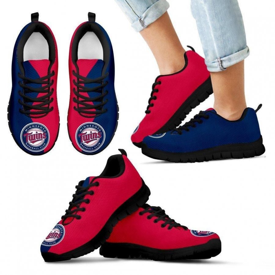 Two Colors Trending Lovely Minnesota Twins Sneakers #185