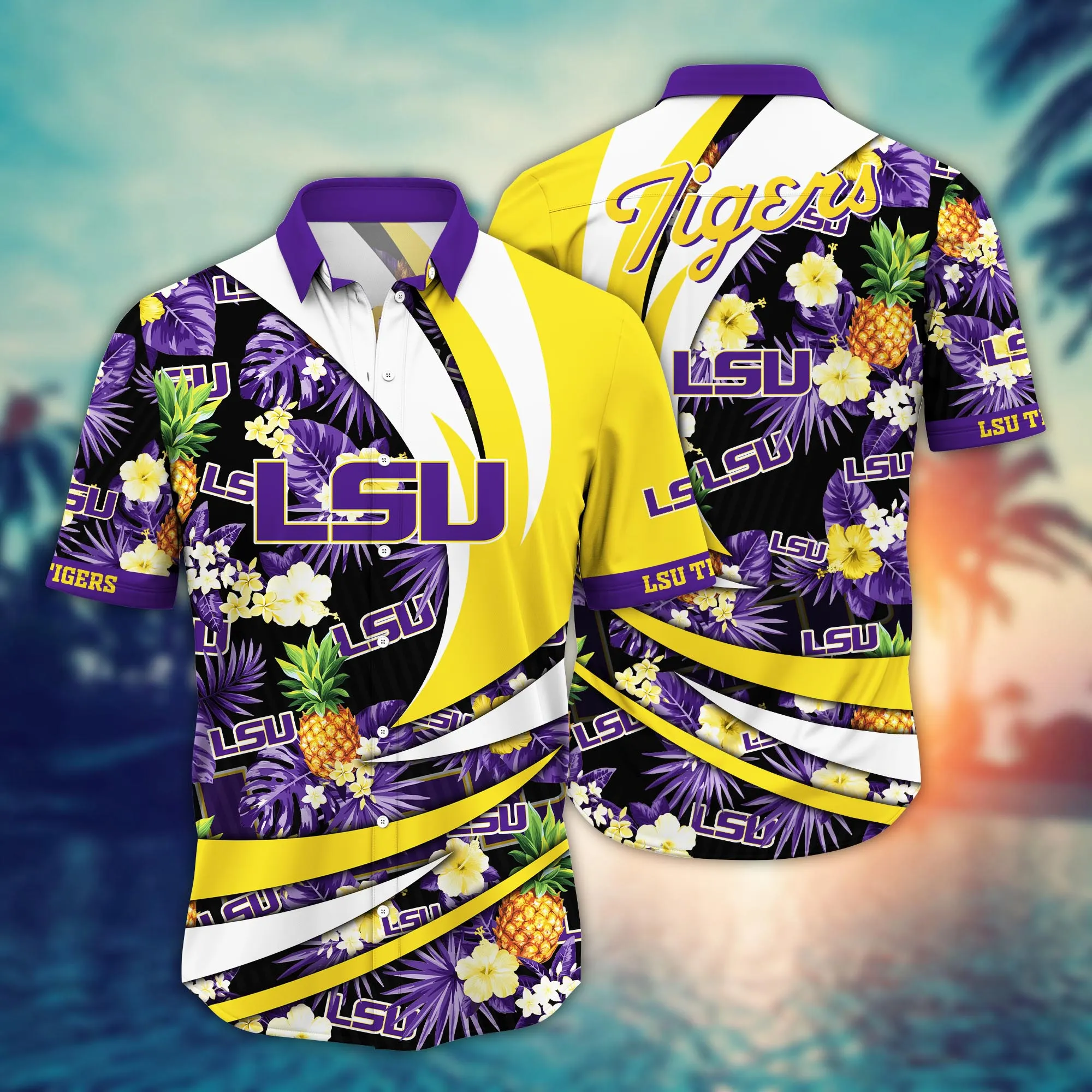 Lsu Tigers NCCA Hawaiian Shirt August Aloha Shirt