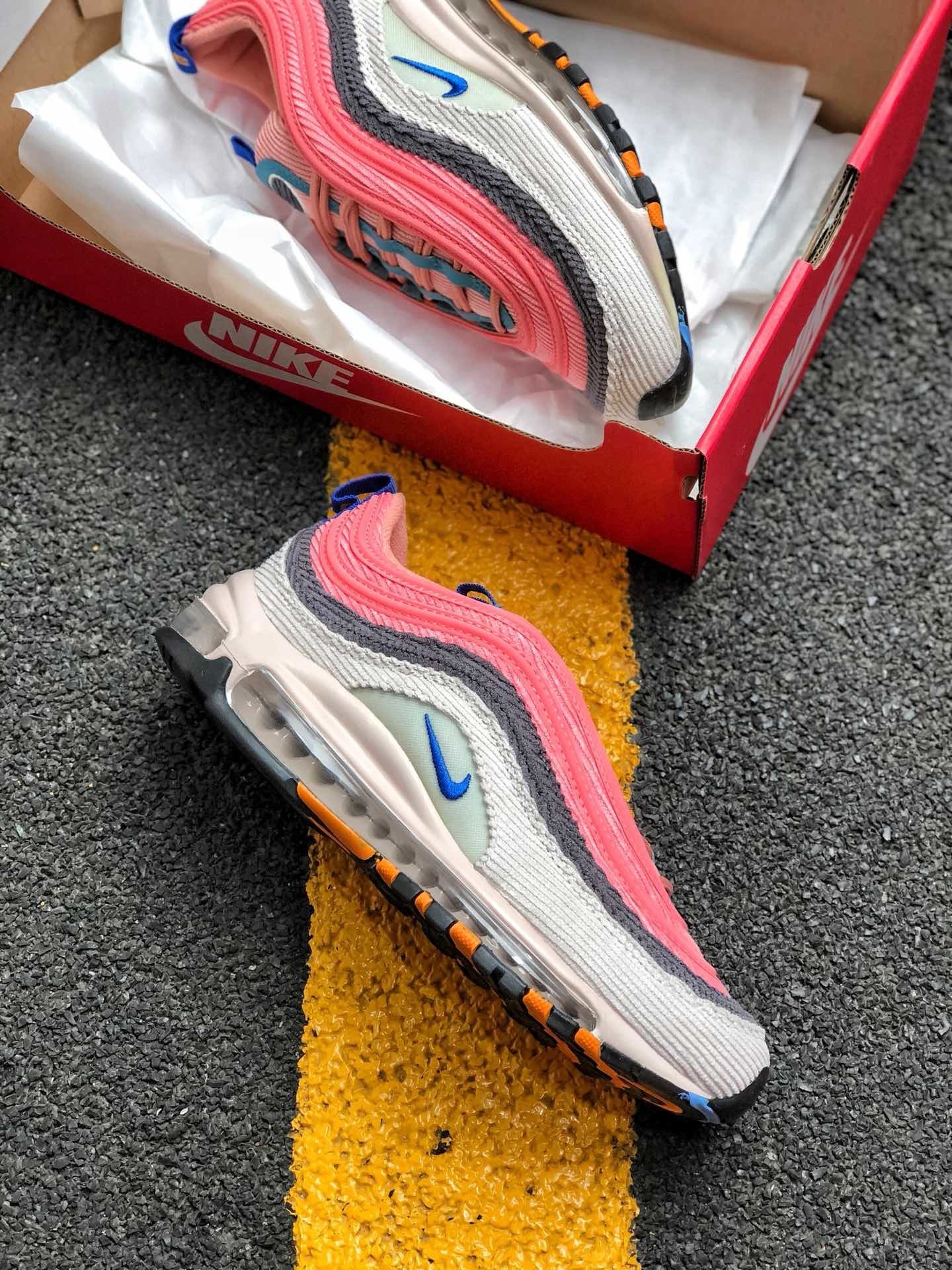 Nike Air Max 97 Corduroy Pack Desert Sand Pink 5339653