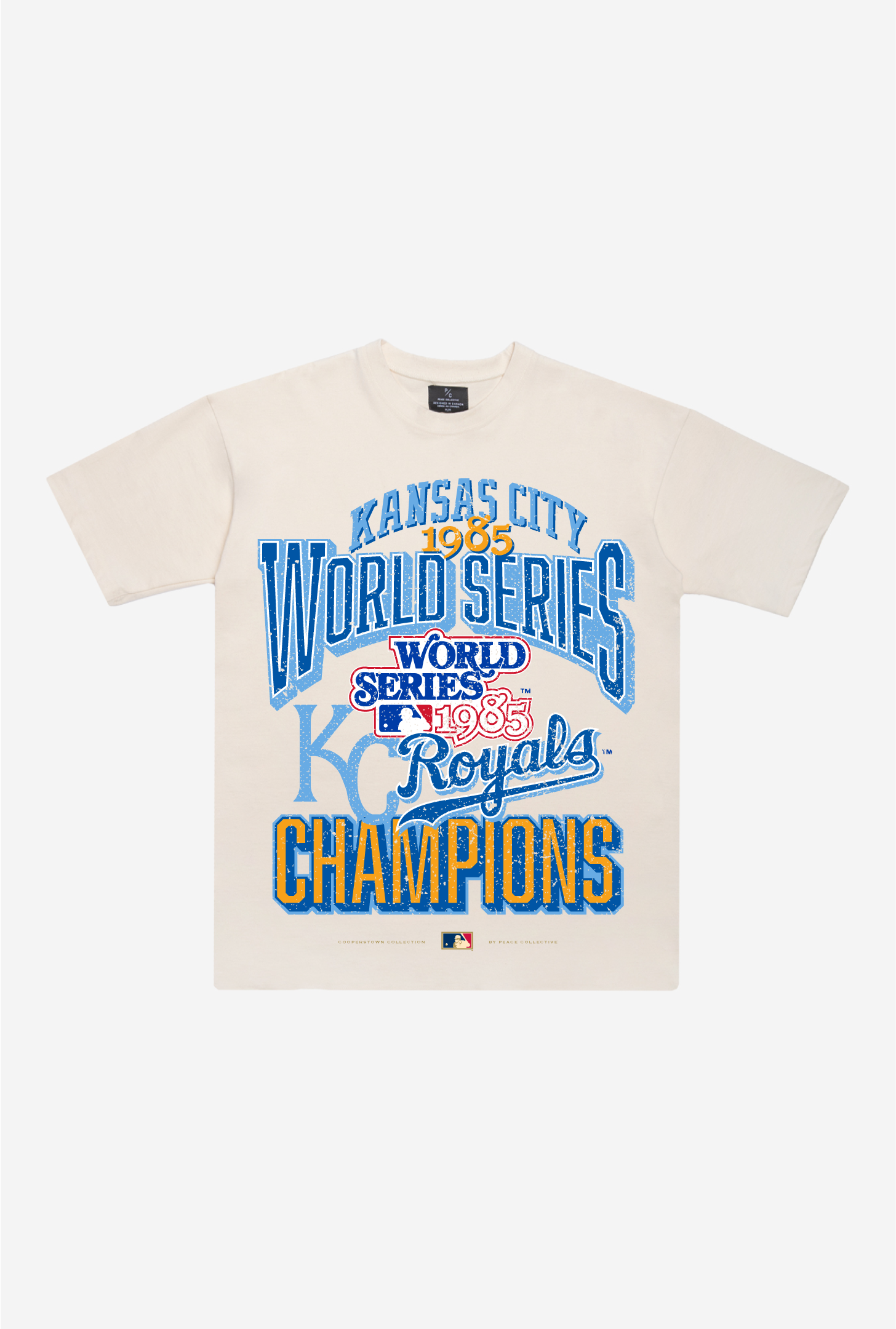 Kansas City Royals 1985 World Series Cooperstown Collection Premium T-Shirt – Natural