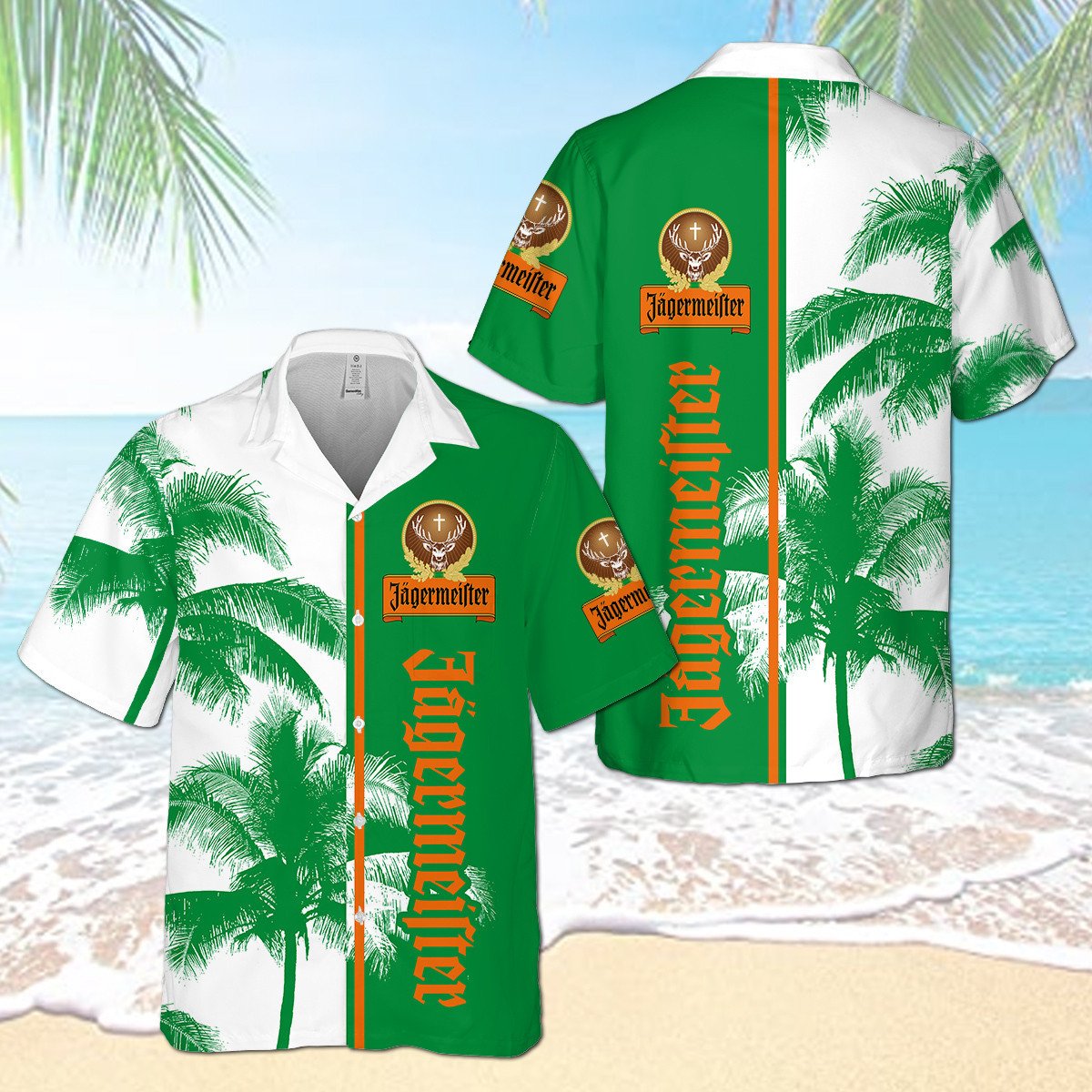 Jagermeister Palm Tree Hawaii Shirt Ha99461