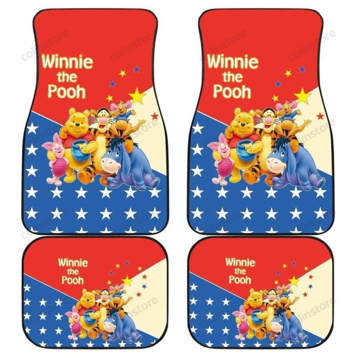 Pooh In Winnie The Pooh Car Floor Mats 051012