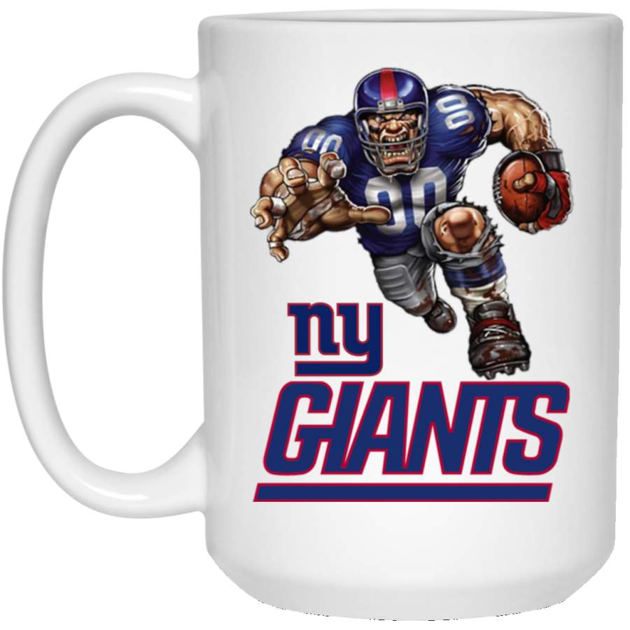 New York Giants Player Mascot Logo 21504 15 oz. White Mug