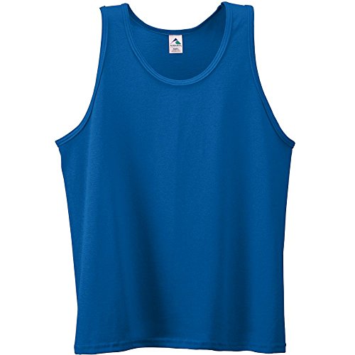 Youth Poly/Cotton Athletic Tank – Royal – Medium