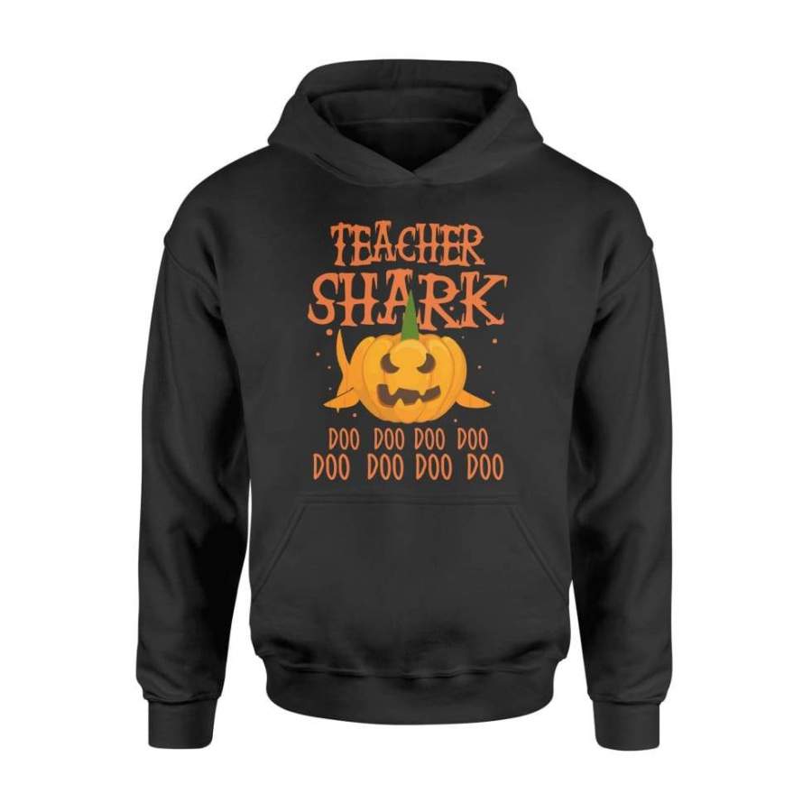 Teacher Shark Doo Doo Doo Pumpkin Halloween Costume – Standard Hoodie