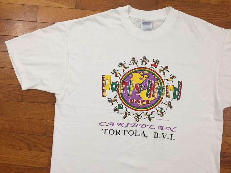 90S Tortola Bvi Party On Caribbean Shirt