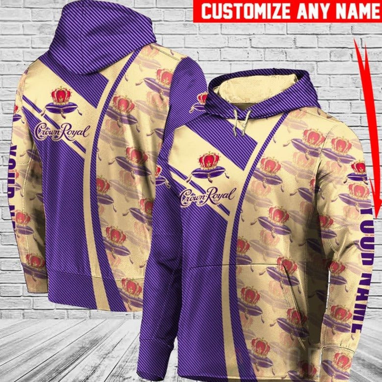 Personalized Crown Royal Unisex Hoodie For Men And Women