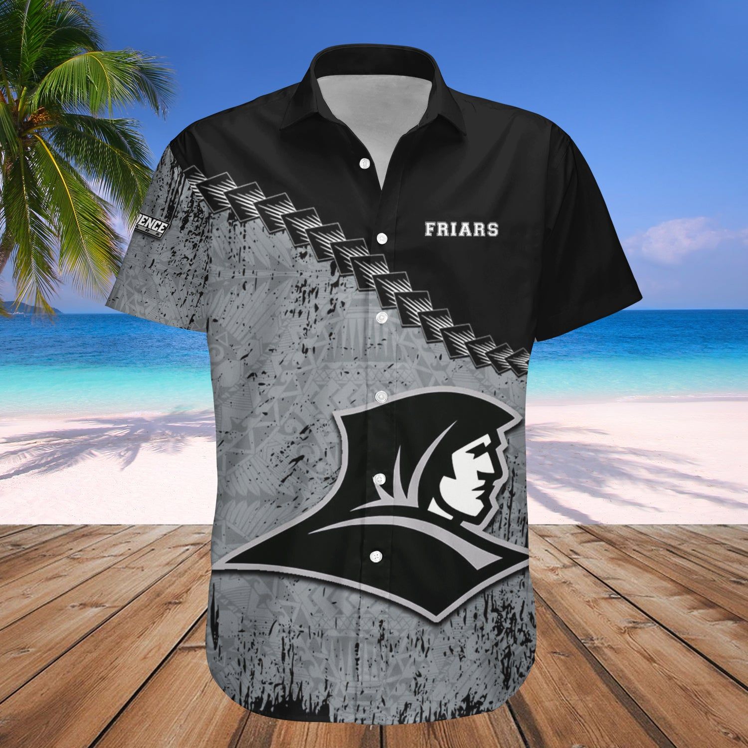 Providence Friars Hawaii Shirt Grunge Polynesian Tattoo – NCCA