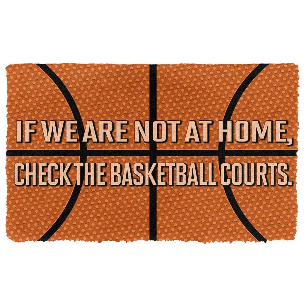 Alohazing 3D Check The Basketball Courts Doormat