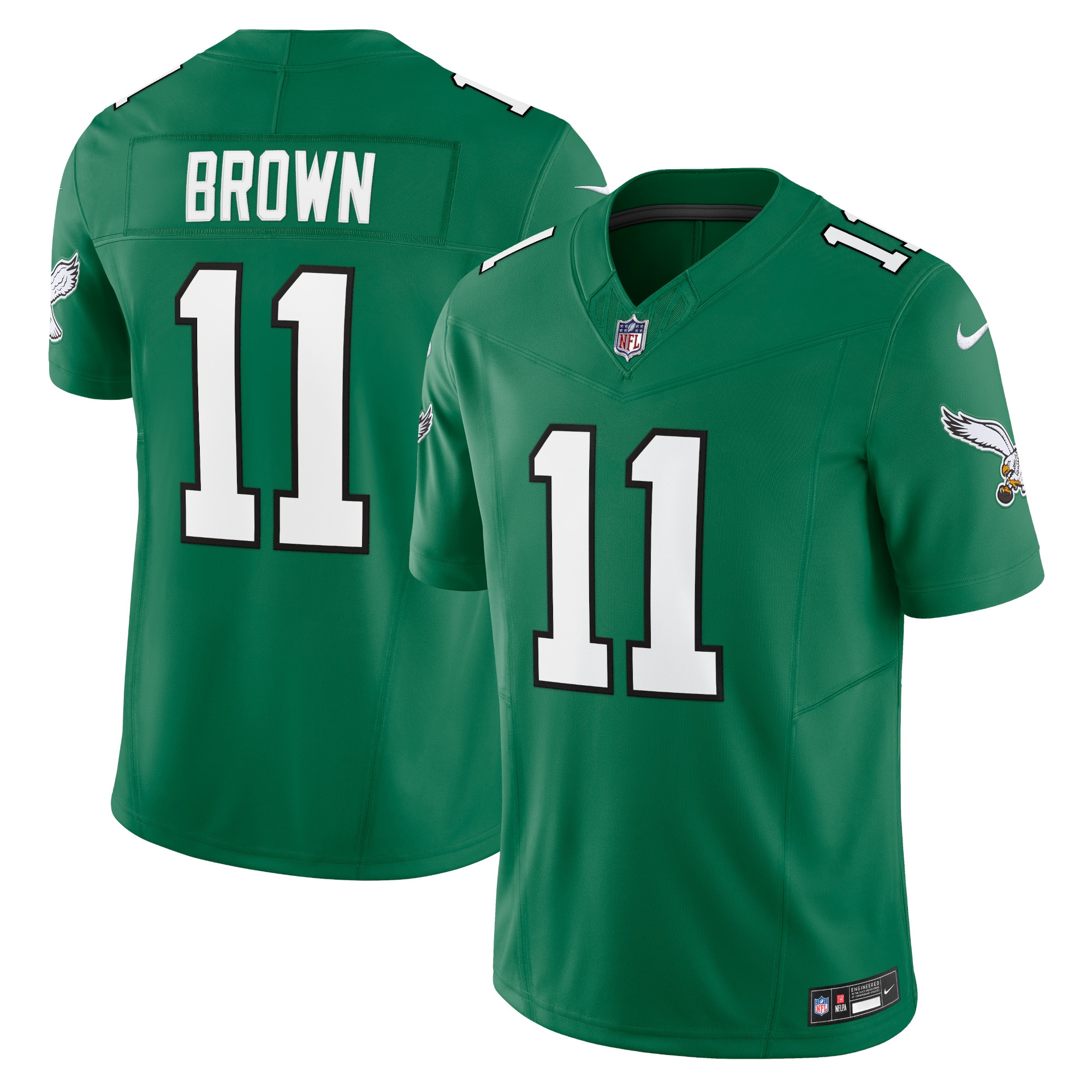 A.J. Brown Philadelphia Eagles Vapor F.U.S.E. Limited Jersey – Kelly Green