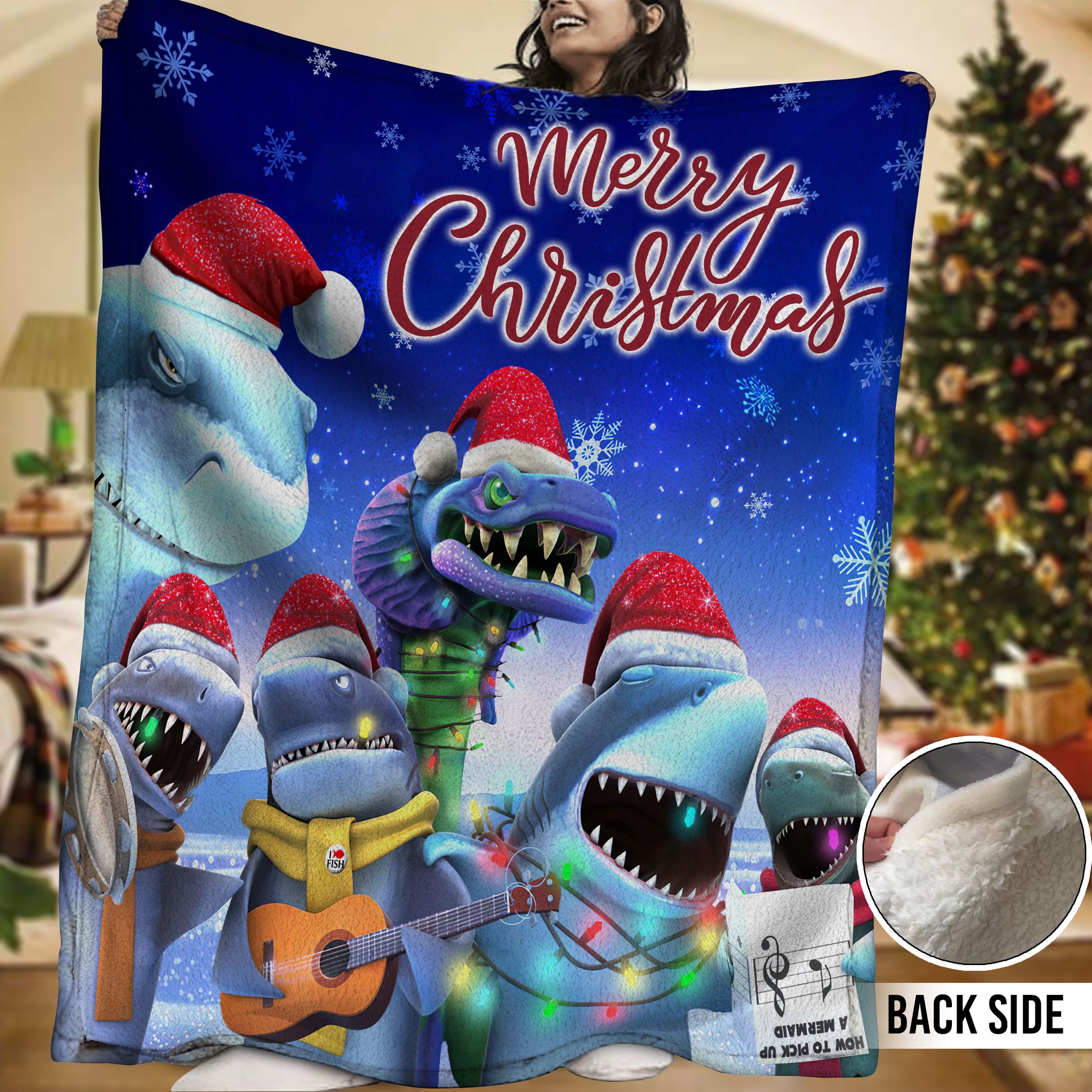 Shark HHH231110TN Sherpa Fleece Blanket