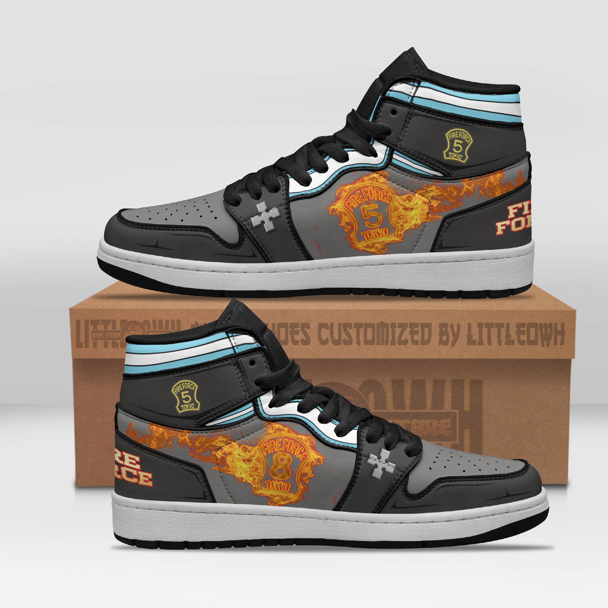 Special Fire Force Company 5 Shoes Custom Anime Jd Sneakers