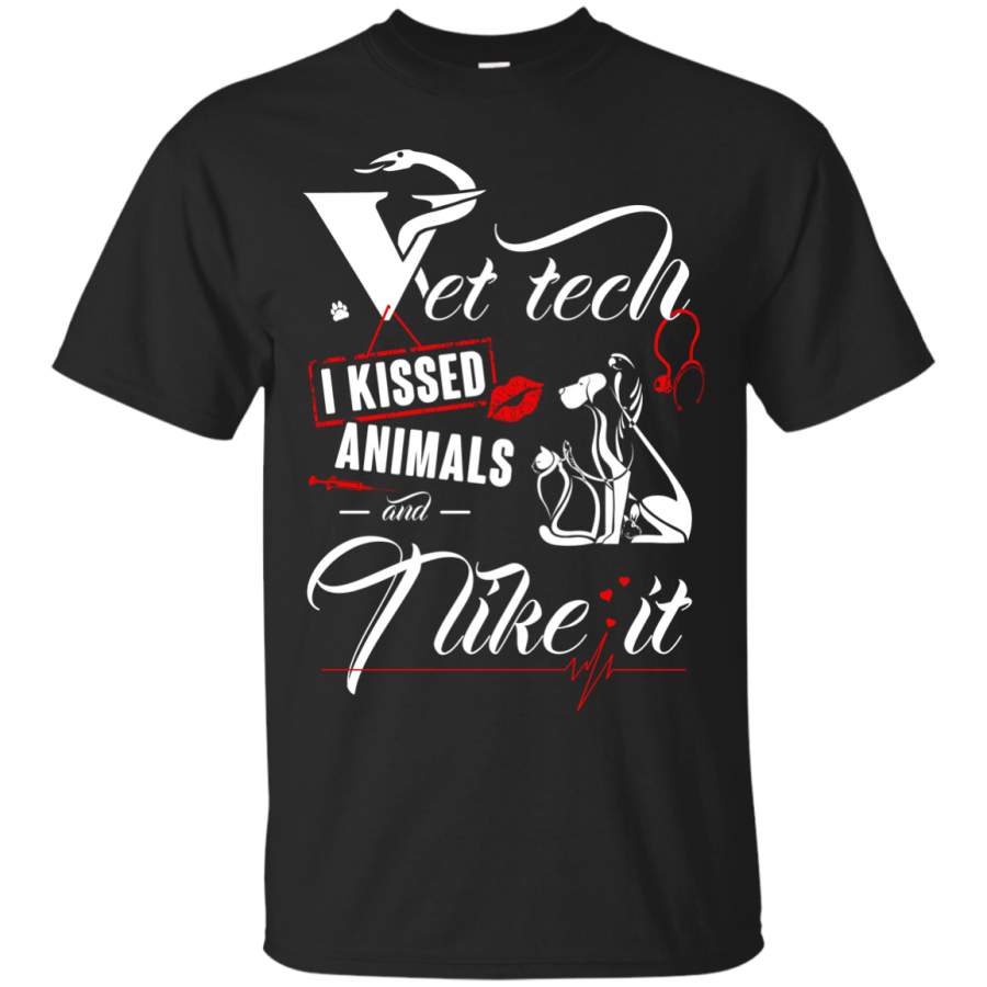 Vet Tech I Kissed Animals T-Shirts