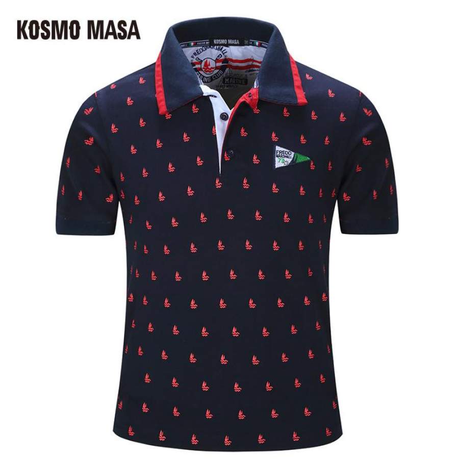 Cotton Casual Polo For Men Summer Short Sleeve Anime Shirt Men'S Jersey Camisas Polo Shirts