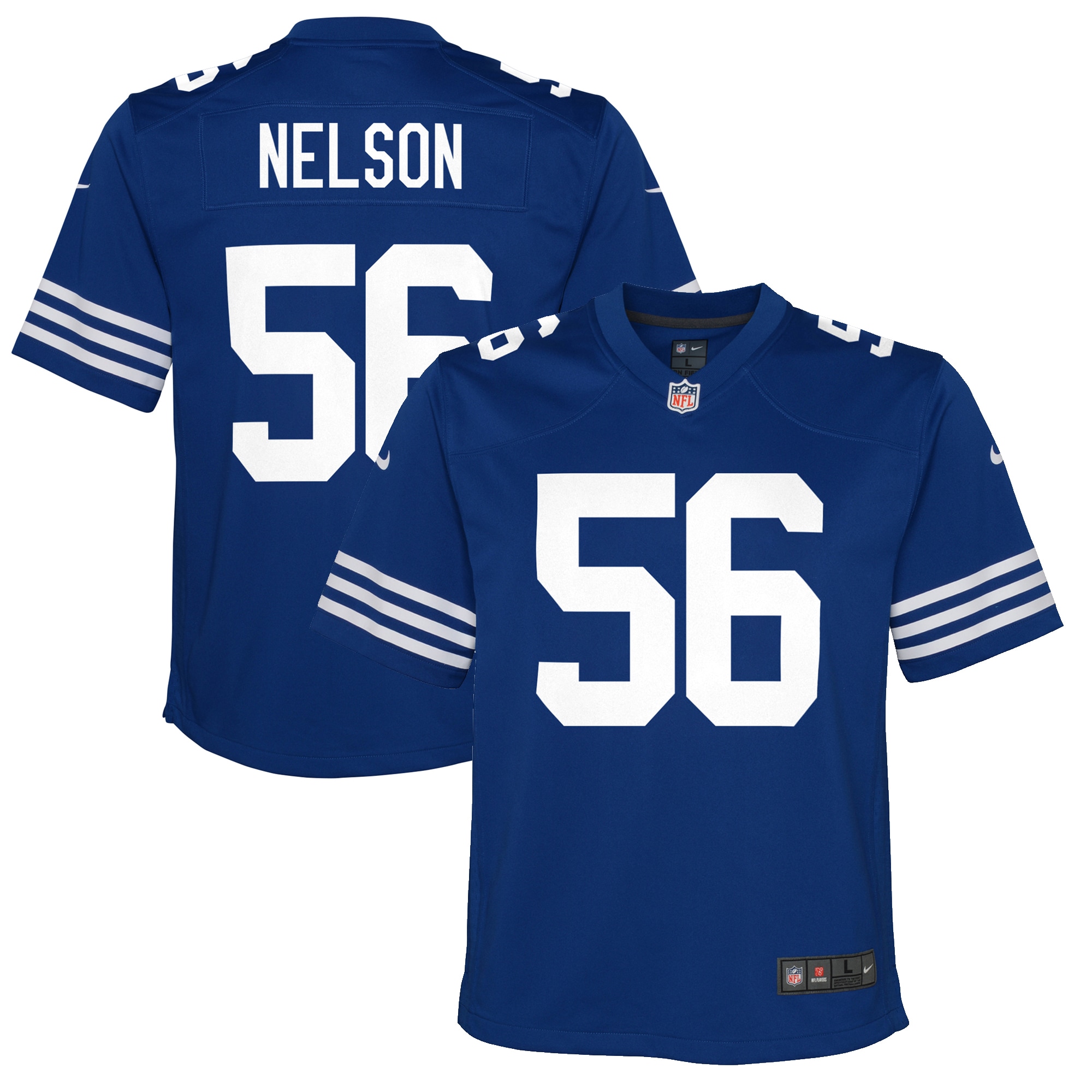 Quenton Nelson Indianapolis Colts Youth Game Jersey – Royal 2