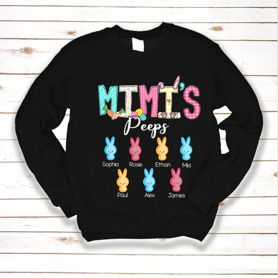 Personalized Grandma’S Peeps Women Sweatshirt