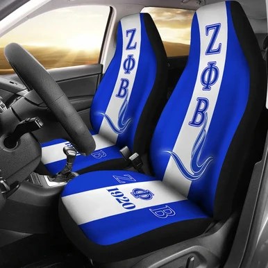 Zeta Phi Beta Car Seat Cover – Sorority Dove Symbol Car Seat Cover