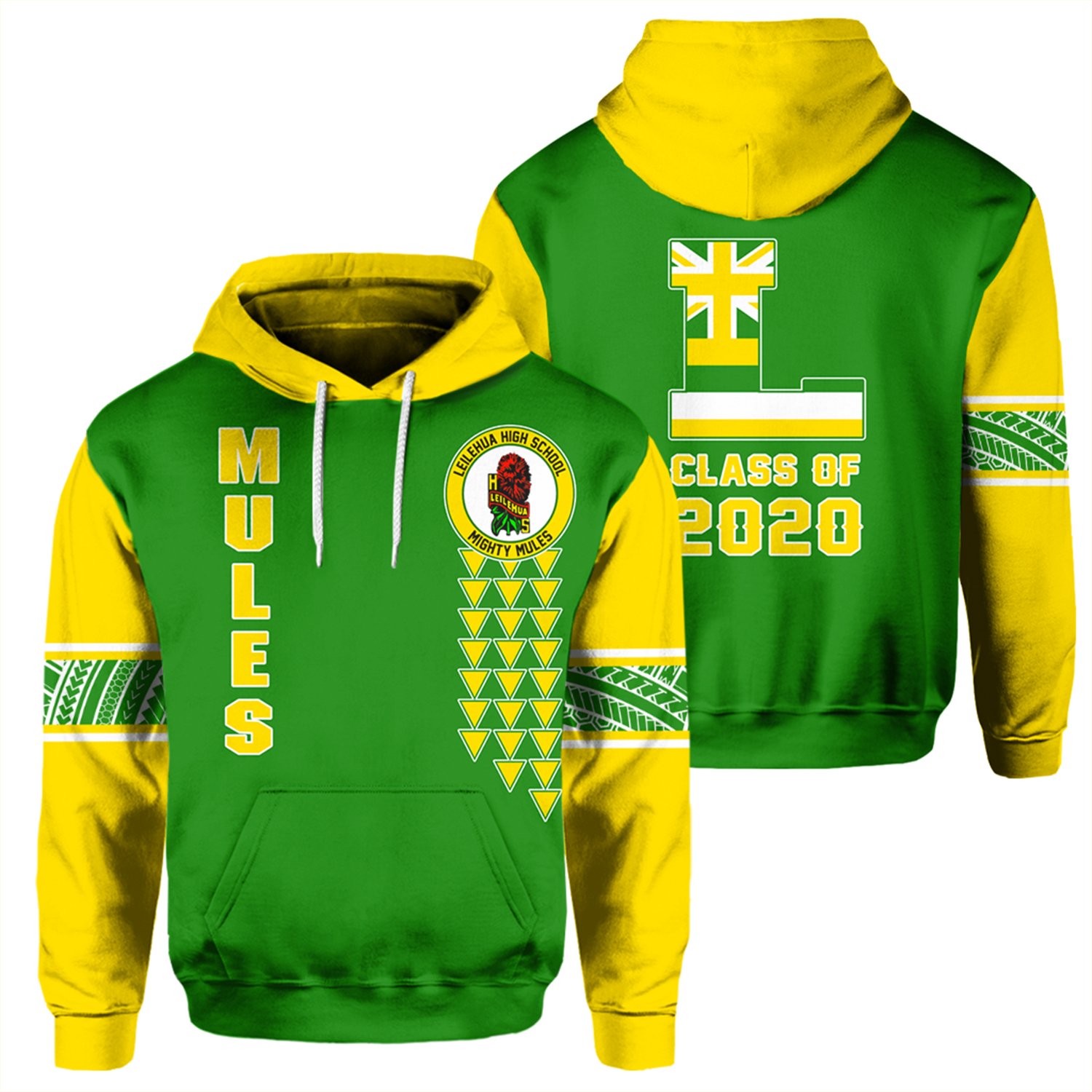 (Personalized) Alohawaii – Leilehua High Custom Your Class Pullover Hoodie AH J0