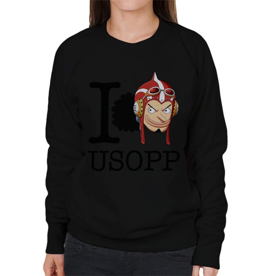 I Heart Usopp One Piece Women’s Sweatshirt